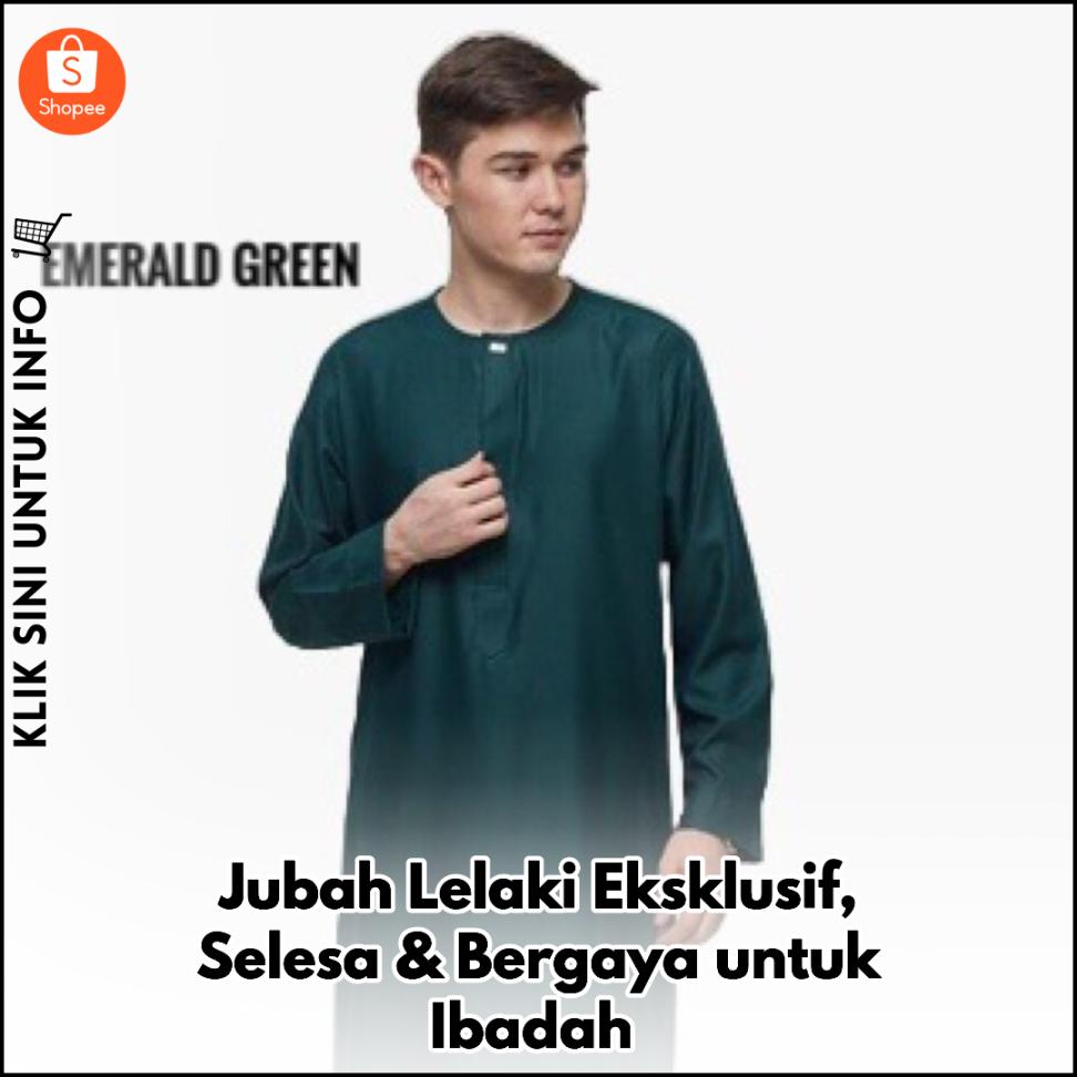 Jubah Lelaki Eksklusif, Selesa & Bergaya untuk Ibadah