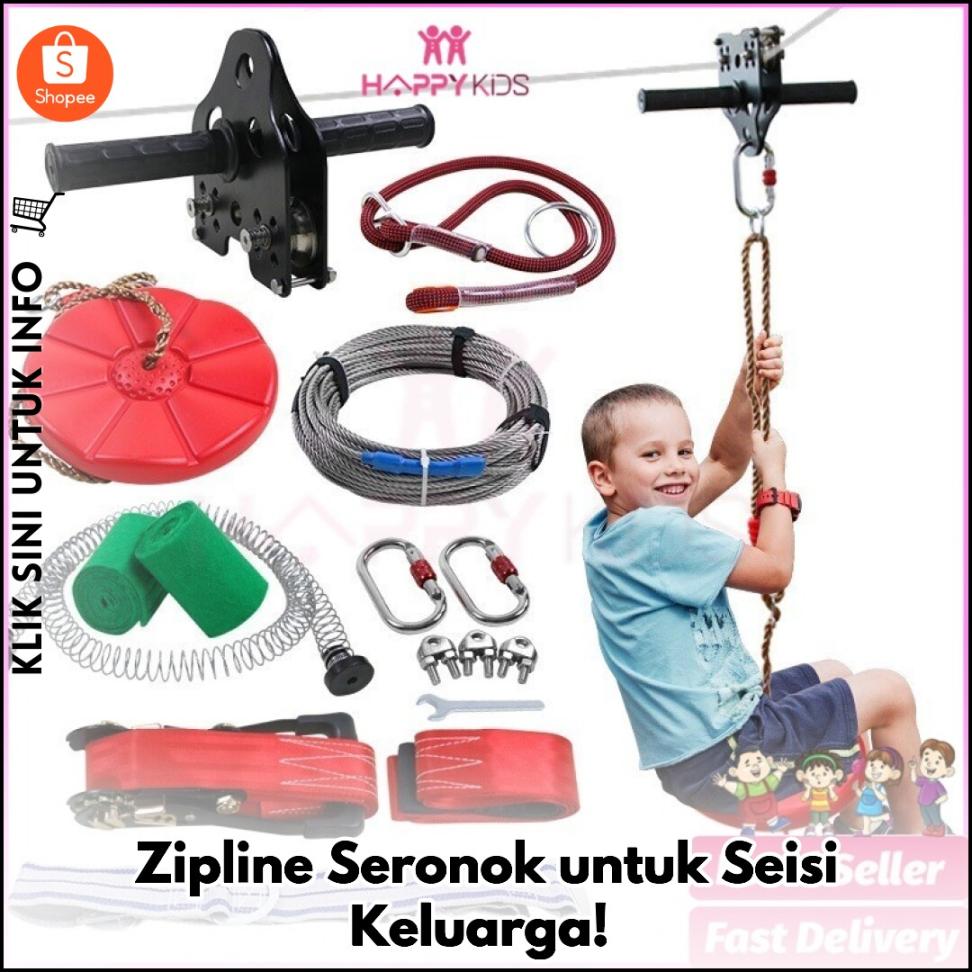 Zipline Seronok untuk Seisi Keluarga!
