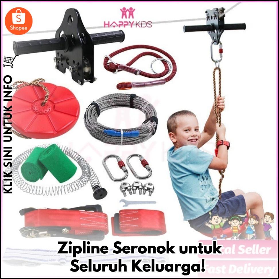 Zipline Seronok untuk Seisi Keluarga!