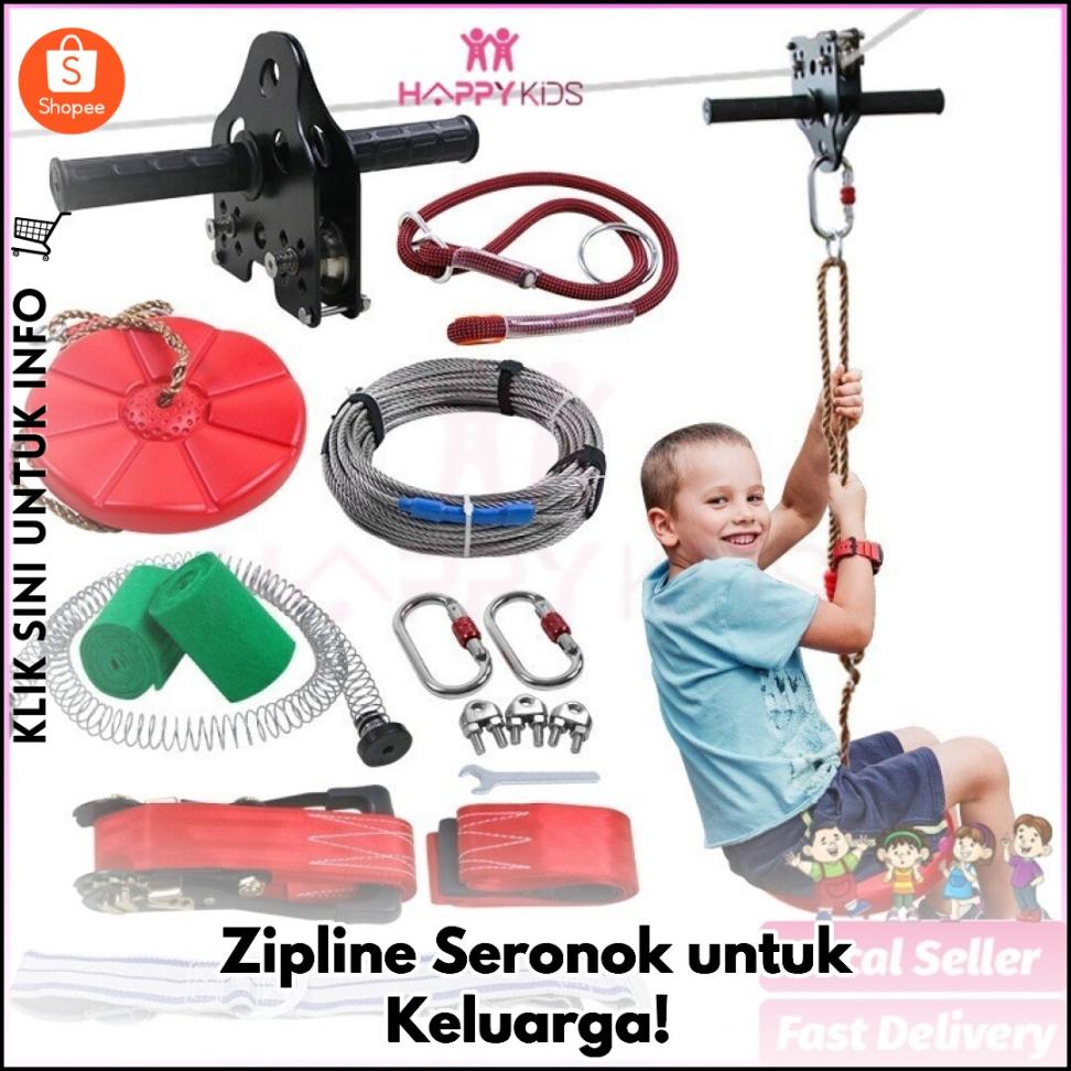 Zipline Seronok untuk Keluarga!