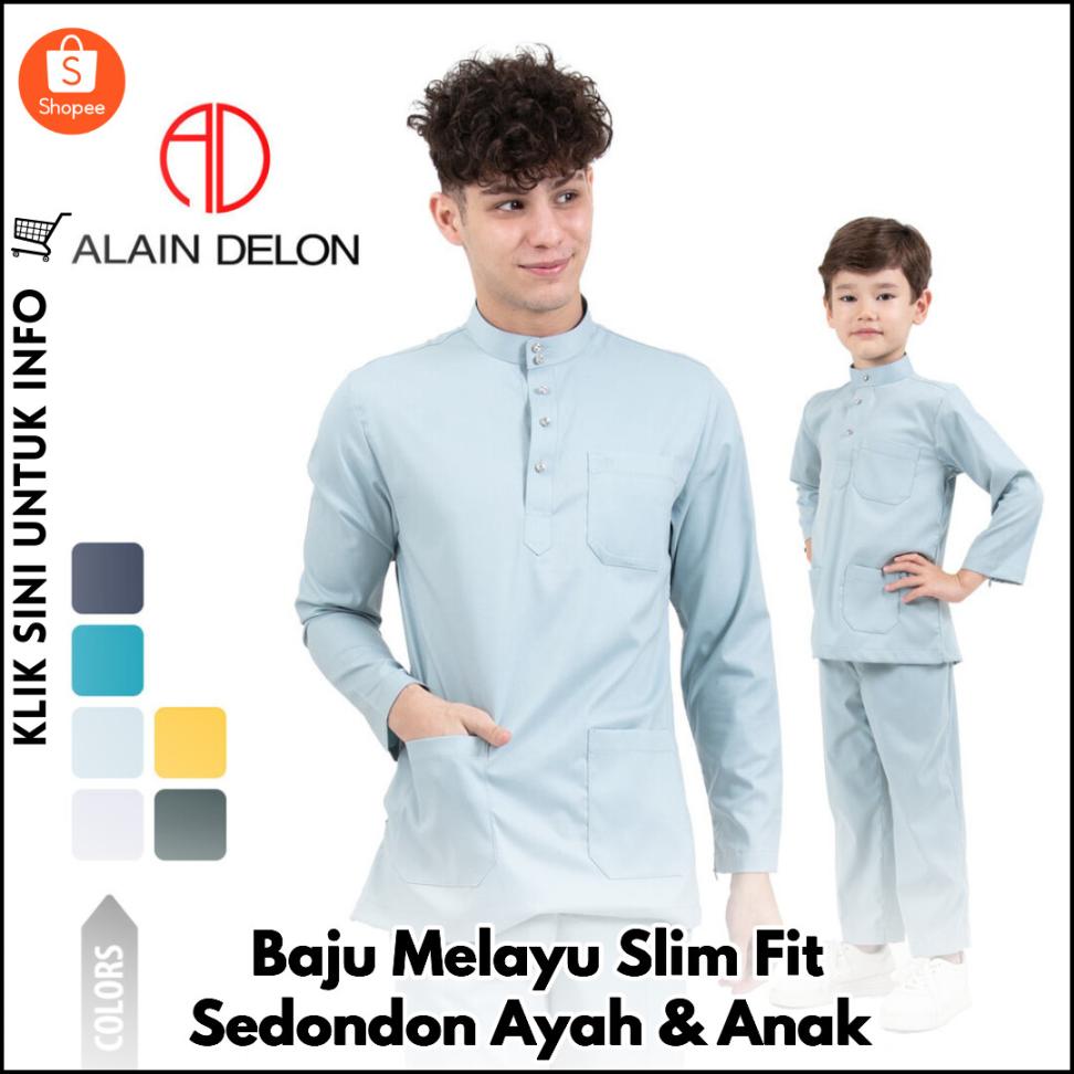 Baju Melayu Slim Fit Sedondon Ayah & Anak