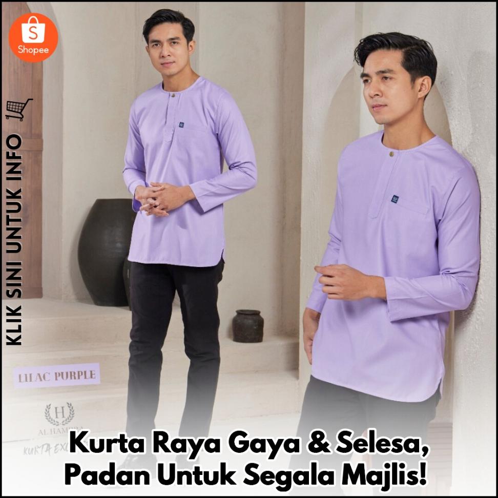 Kurta Raya Gaya & Selesa, Padan Untuk Segala Majlis!