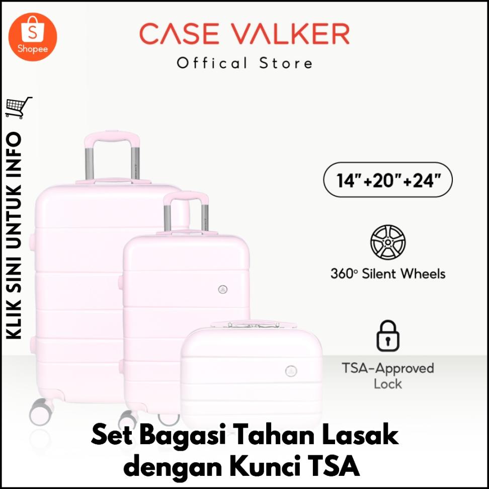 Set Bagasi Tahan Lasak dengan Kunci TSA