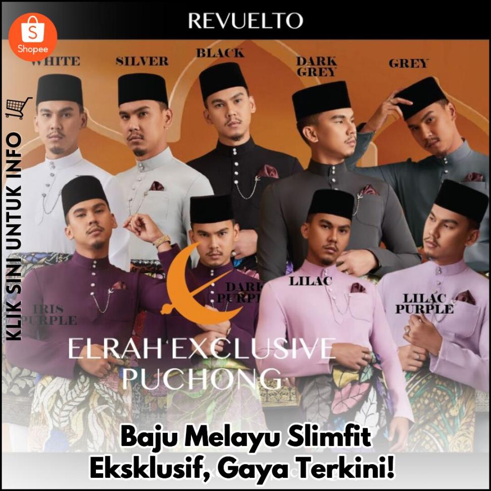 Baju Melayu Slimfit Eksklusif, Gaya Terkini!