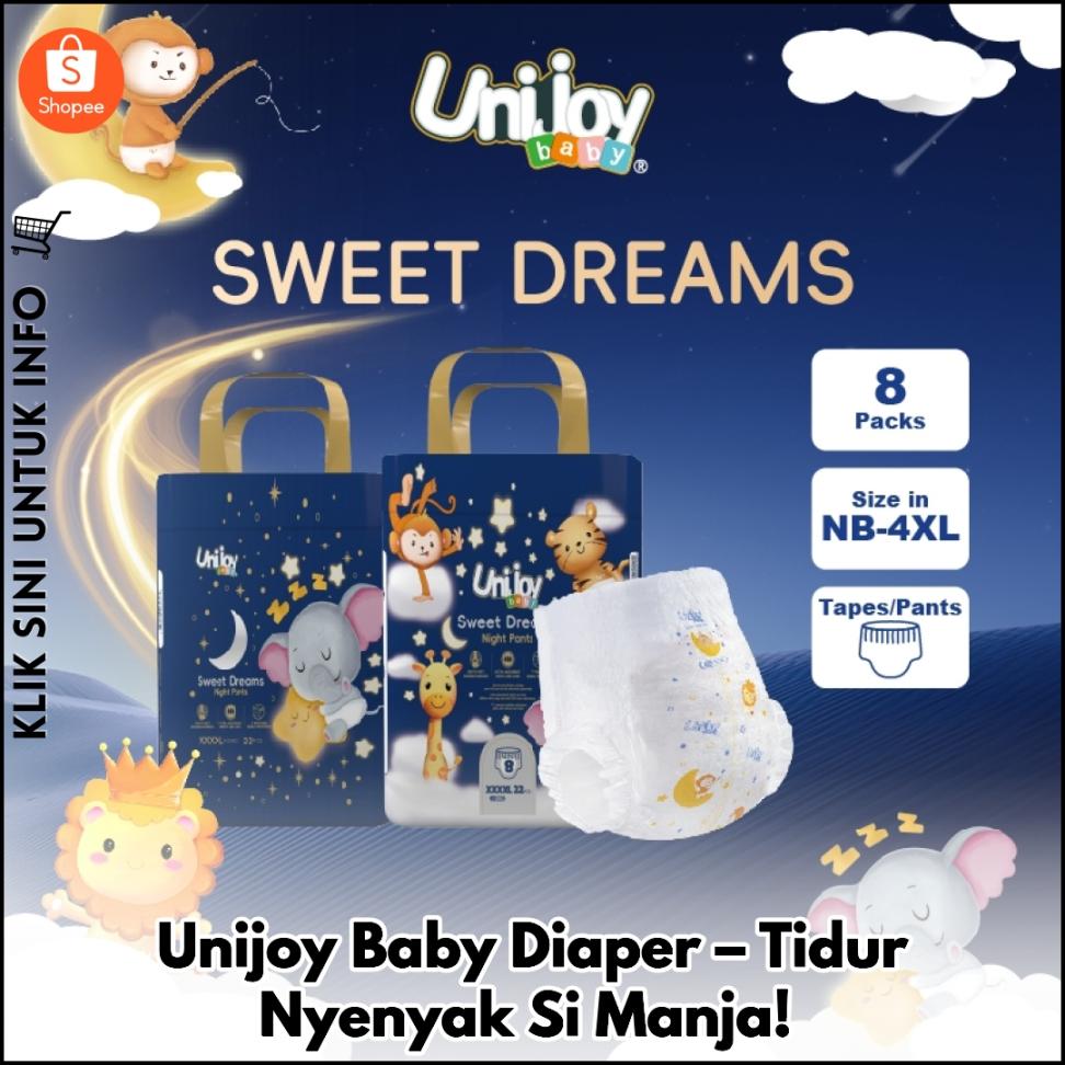 Unijoy Baby Diaper – Tidur Nyenyak Si Manja!