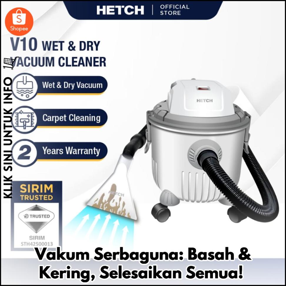 Vakum Serbaguna: Basah & Kering, Selesaikan Semua Kotoran!