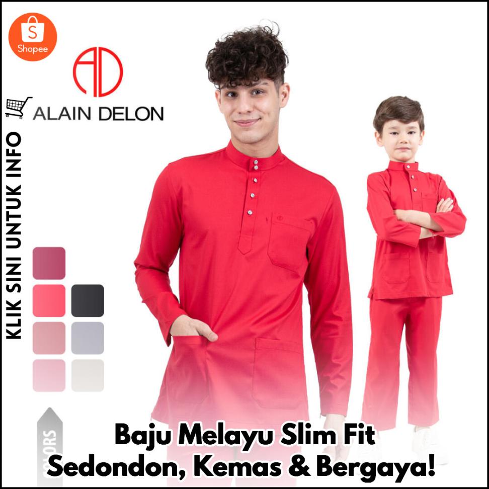 Baju Melayu Slim Fit Sedondon, Kemas & Bergaya!