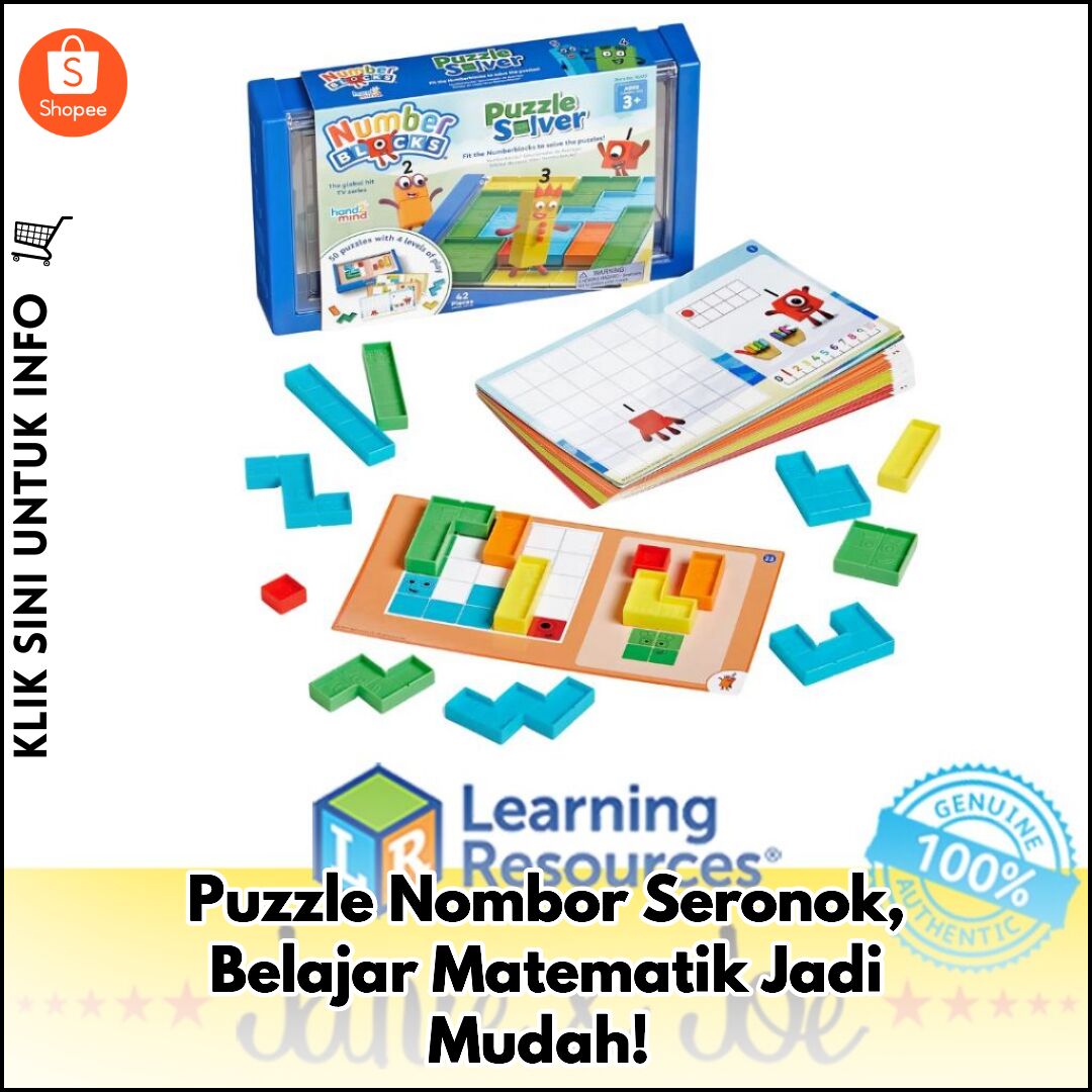 Puzzle Nombor Seronok, Belajar Matematik Jadi Mudah!