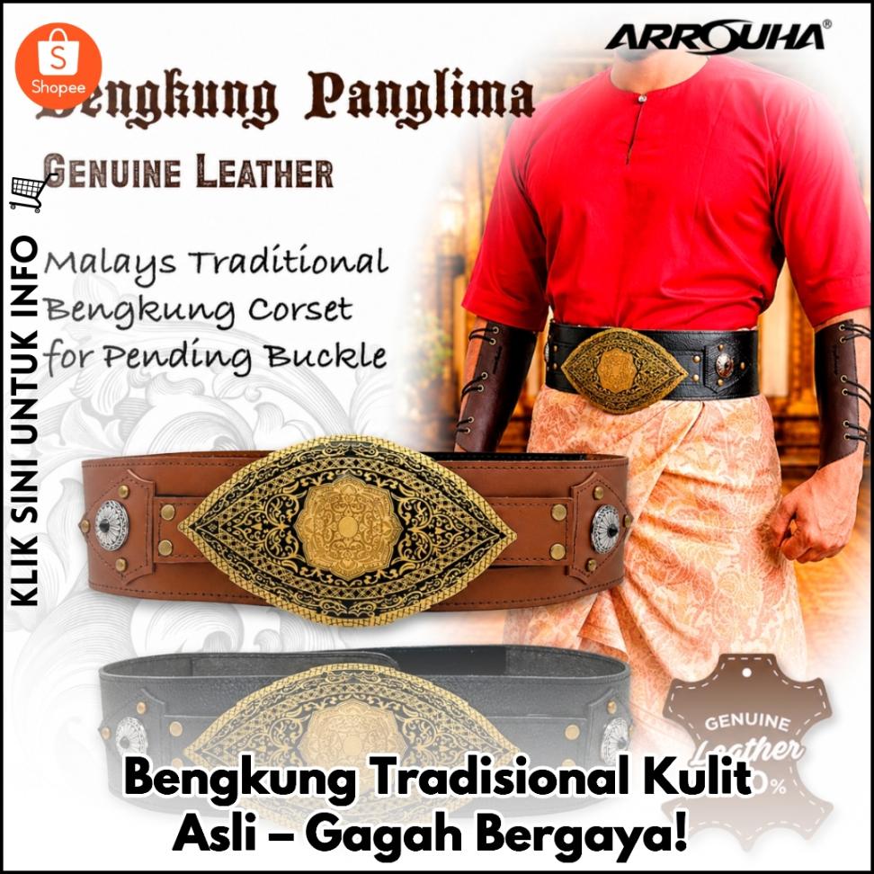 Bengkung Tradisional Kulit Asli – Gagah Bergaya!