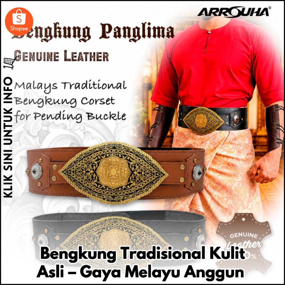 Bengkung Tradisional Kulit Asli – Gaya Melayu Anggun