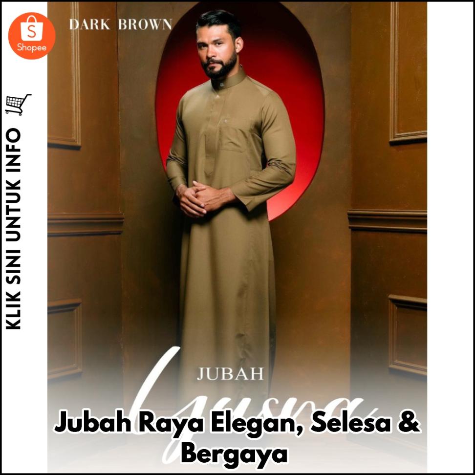 Jubah Raya Elegan, Selesa & Bergaya