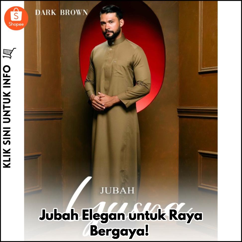 Jubah Elegan untuk Raya Bergaya!