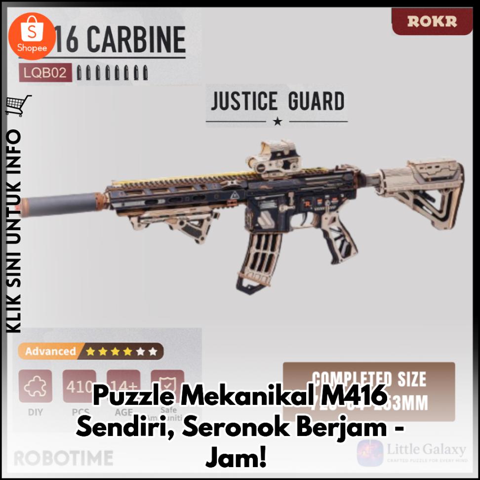 Puzzle Mekanikal M416 Sendiri, Seronok Berjam-Jam!