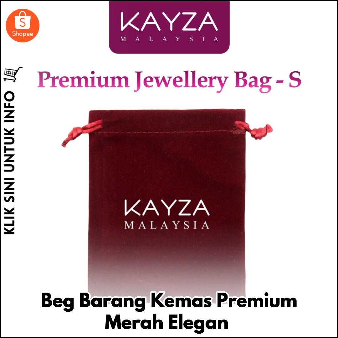 Beg Barang Kemas Premium Merah Elegan