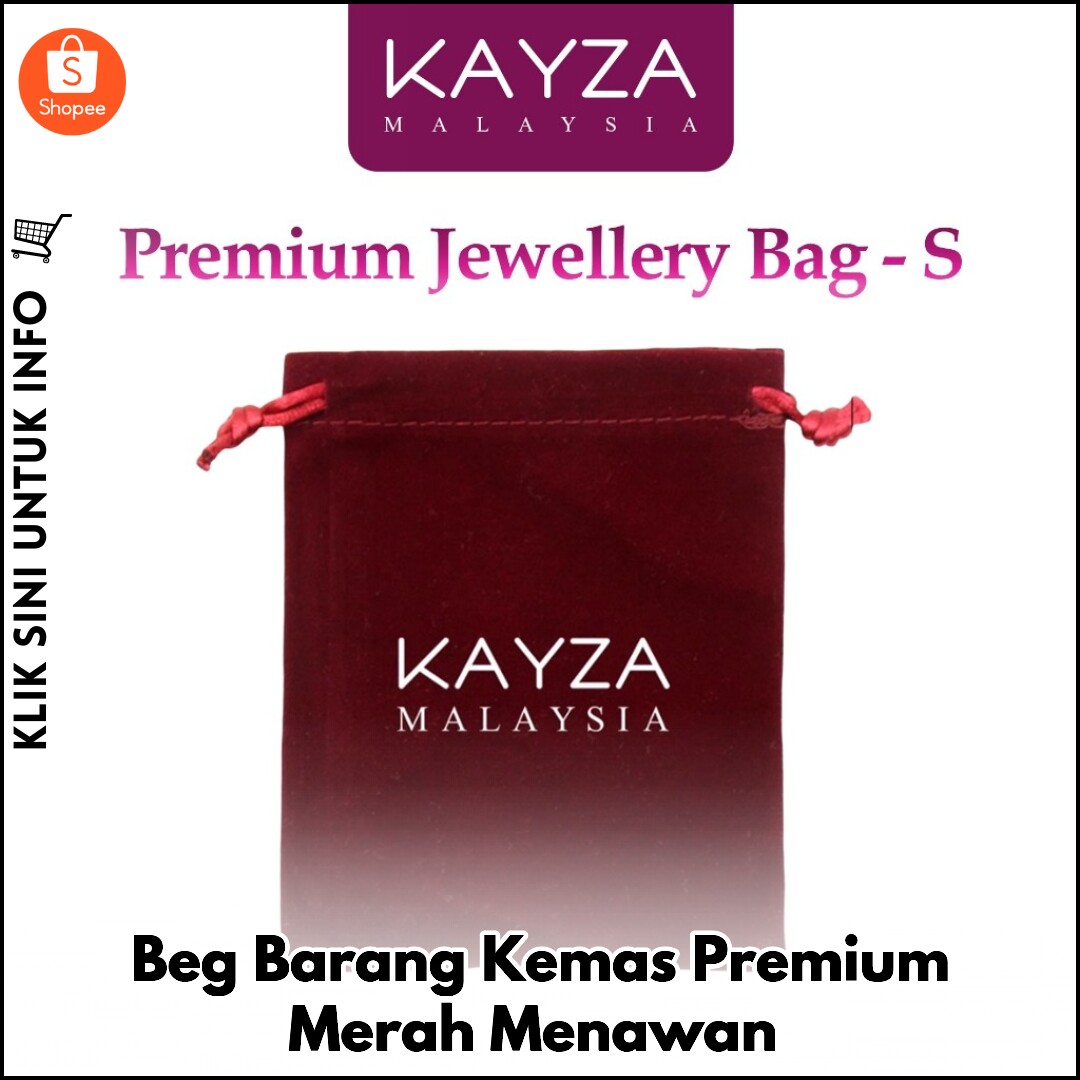 Beg Barang Kemas Premium Merah Menawan