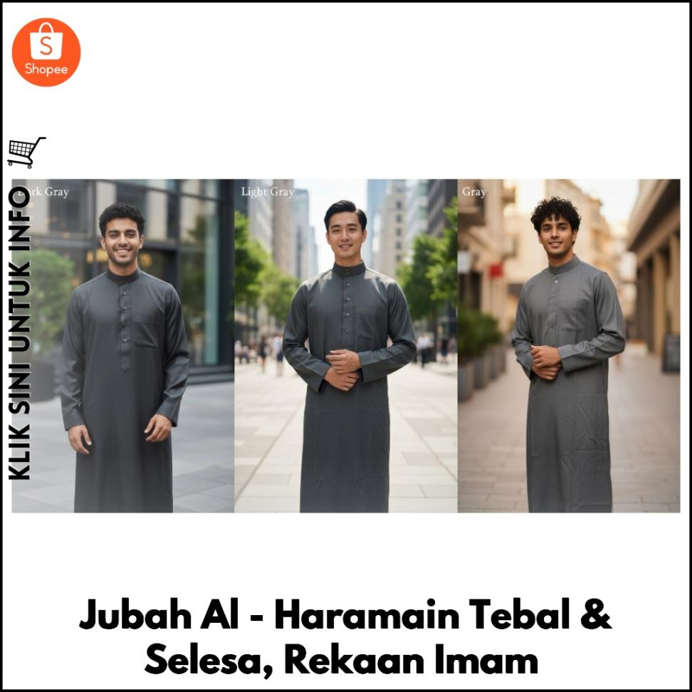 Jubah Al-Haramain Tebal & Selesa, Rekaan Imam