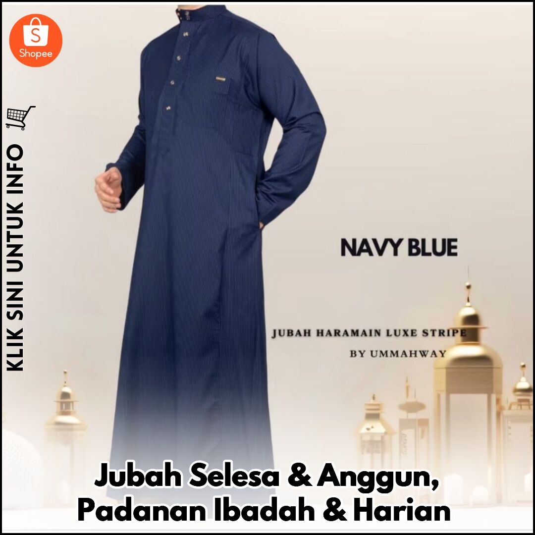 Jubah Selesa & Anggun, Padanan Ibadah & Harian