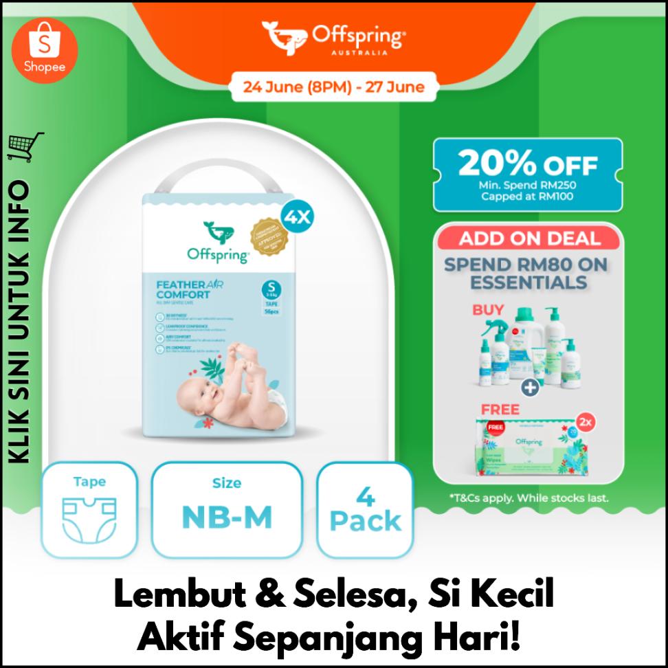Lembut & Selesa, Si Kecil Aktif Sepanjang Hari!