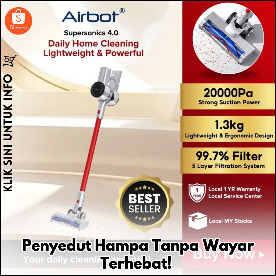 Penyedut Hampa Tanpa Wayar Terhebat!