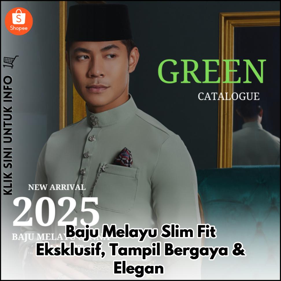 Baju Melayu Slim Fit Eksklusif, Tampil Bergaya & Elegan