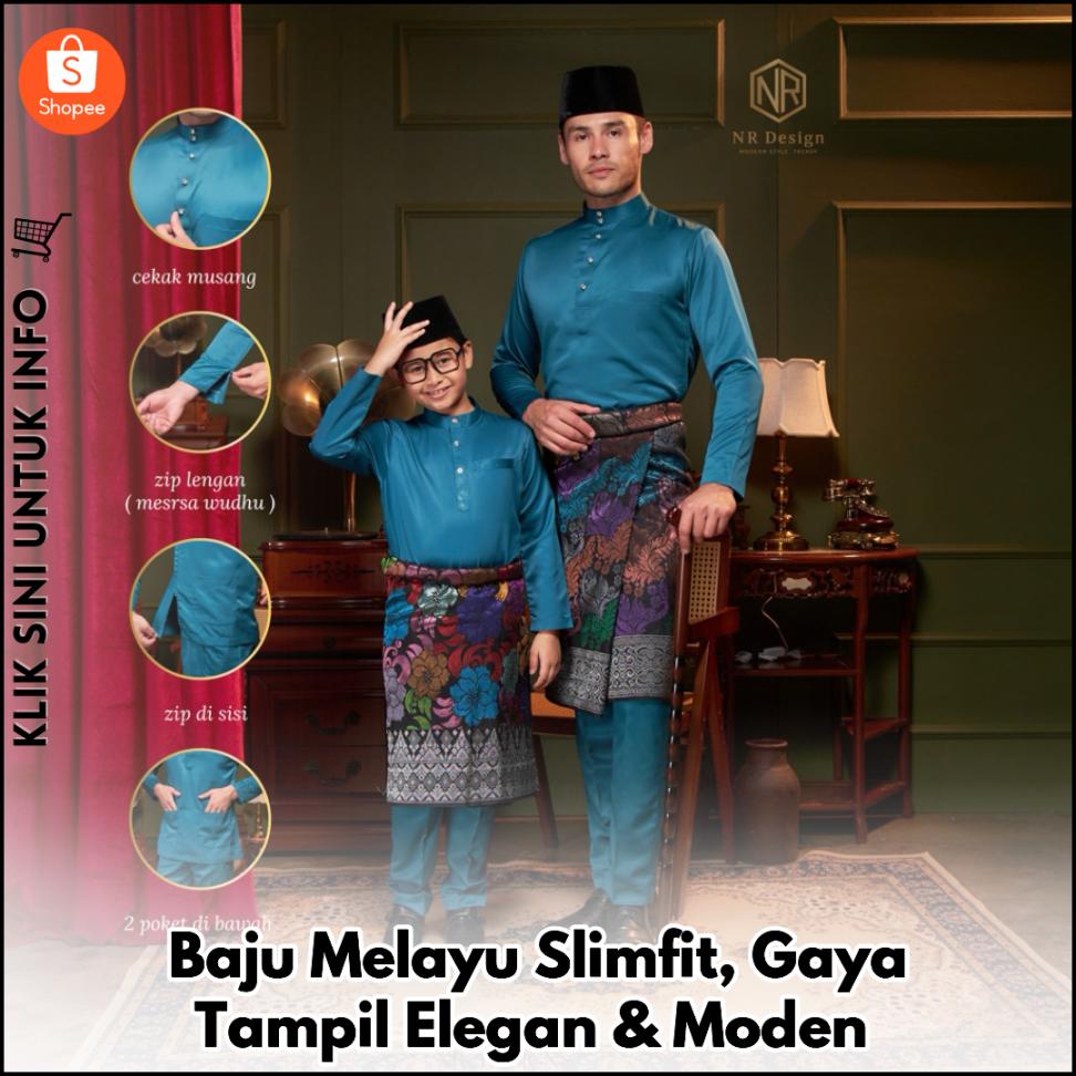 Baju Melayu Slimfit, Gaya Tampil Elegan & Moden