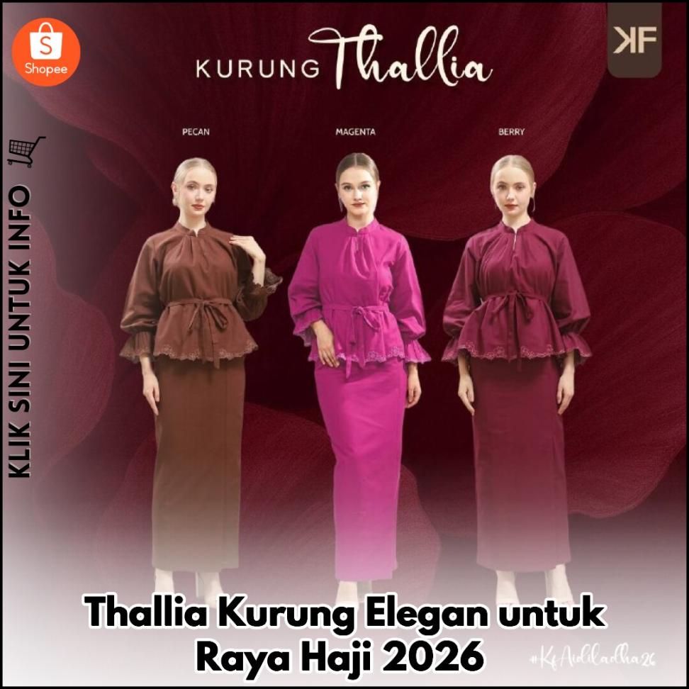 Thallia Kurung Elegan untuk Raya Haji 2026
