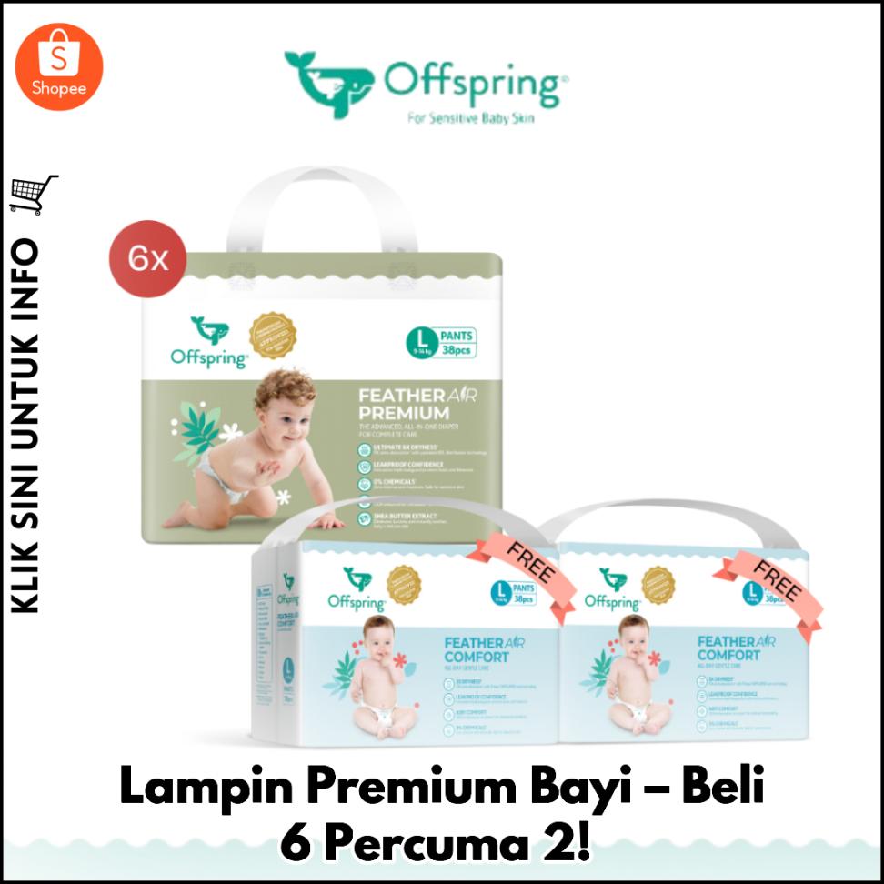 Lampin Premium Bayi – Beli 6 Percuma 2!
