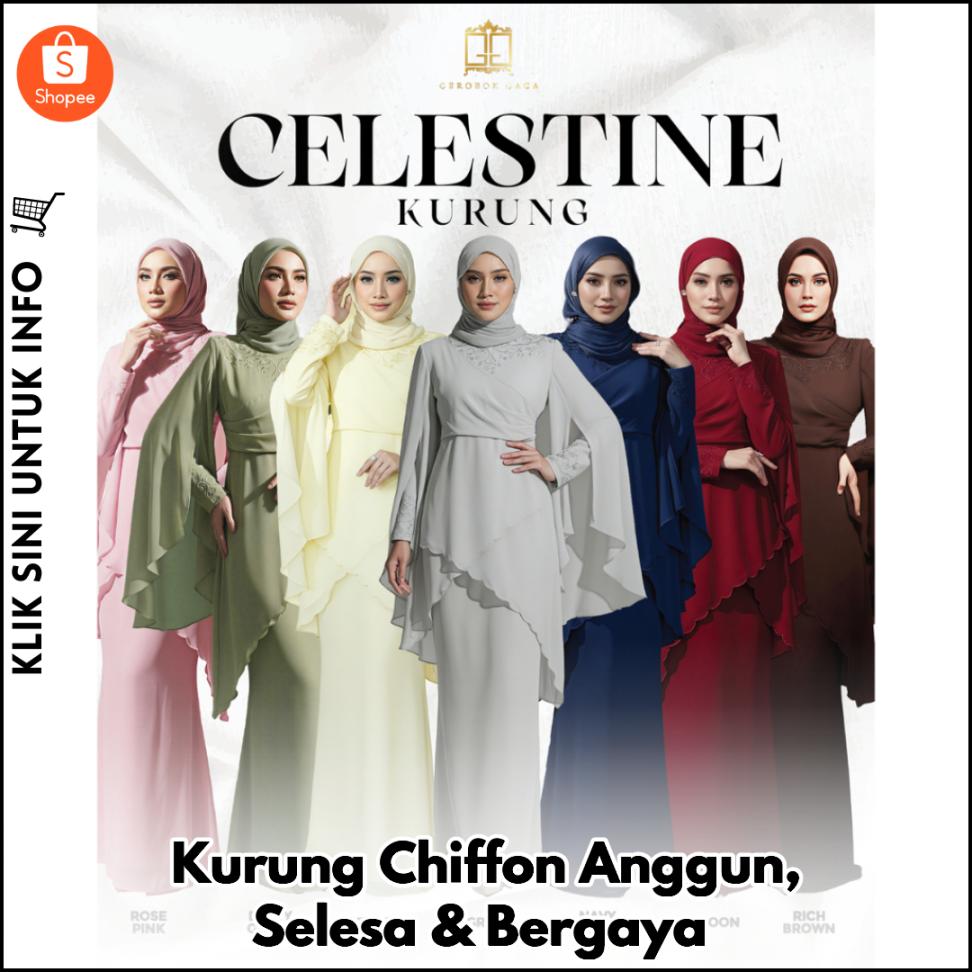 Kurung Chiffon Anggun, Selesa & Bergaya
