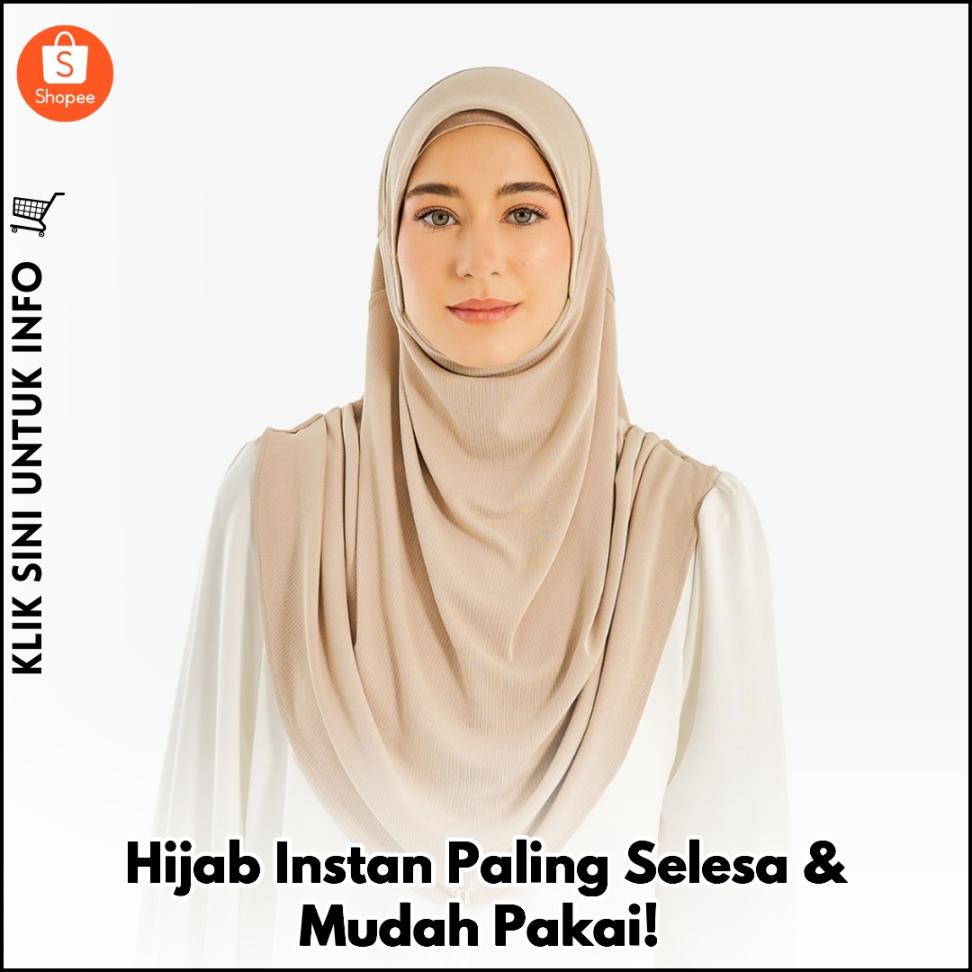 Hijab Instan Paling Selesa & Mudah Pakai!