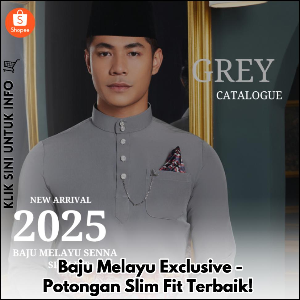 Baju Melayu Exclusive - Potongan Slim Fit Terbaik!