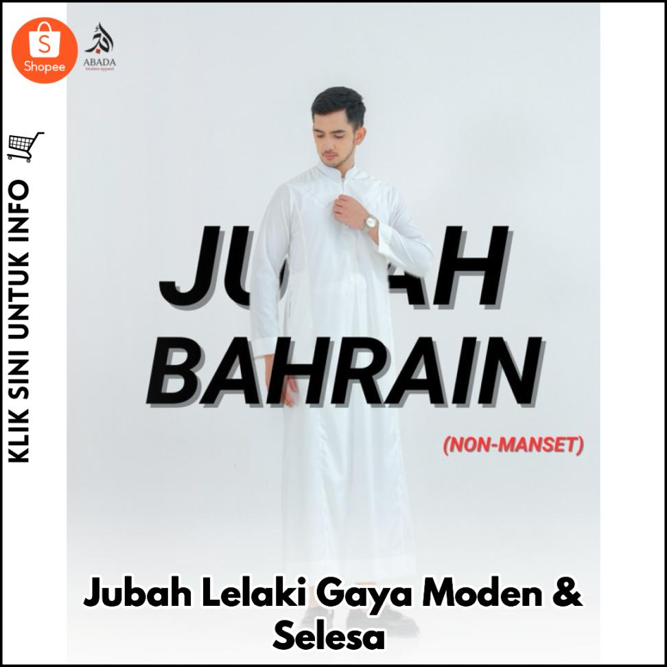 Jubah Lelaki Gaya Moden & Selesa