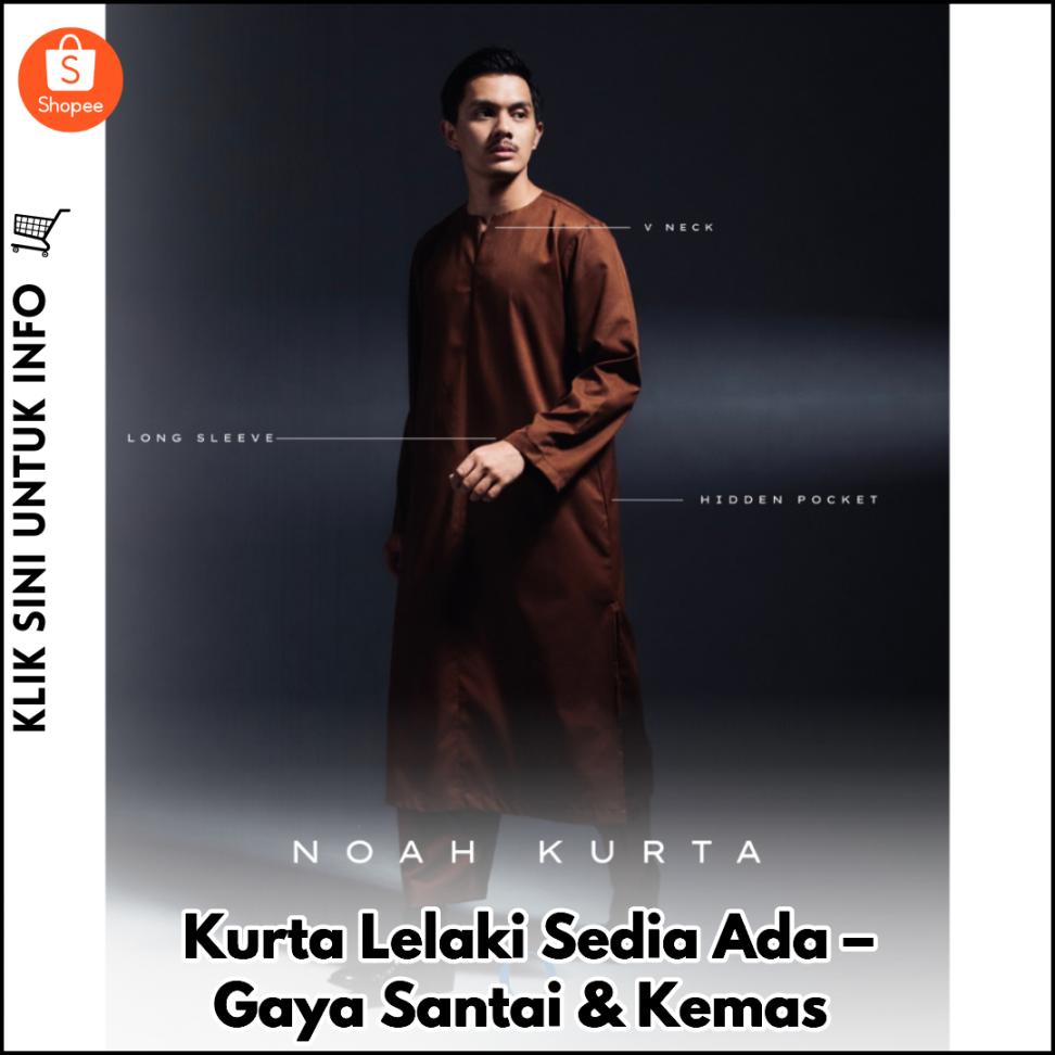 Kurta Lelaki Sedia Ada – Gaya Santai & Kemas