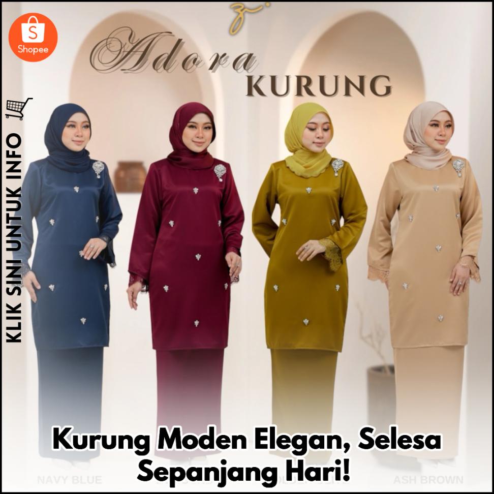 Kurung Moden Elegan, Selesa Sepanjang Hari!