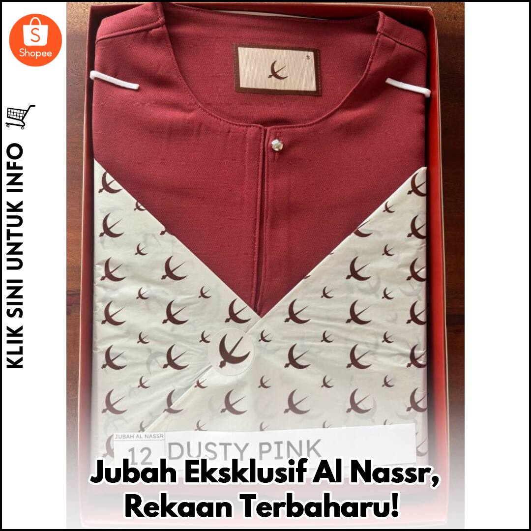Jubah Eksklusif Al Nassr, Rekaan Terbaharu!
