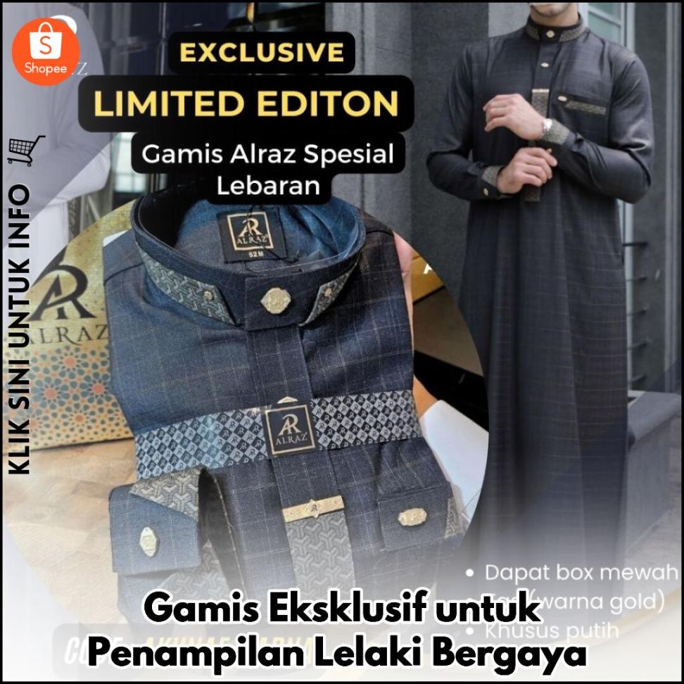 Gamis Eksklusif untuk Penampilan Lelaki Bergaya