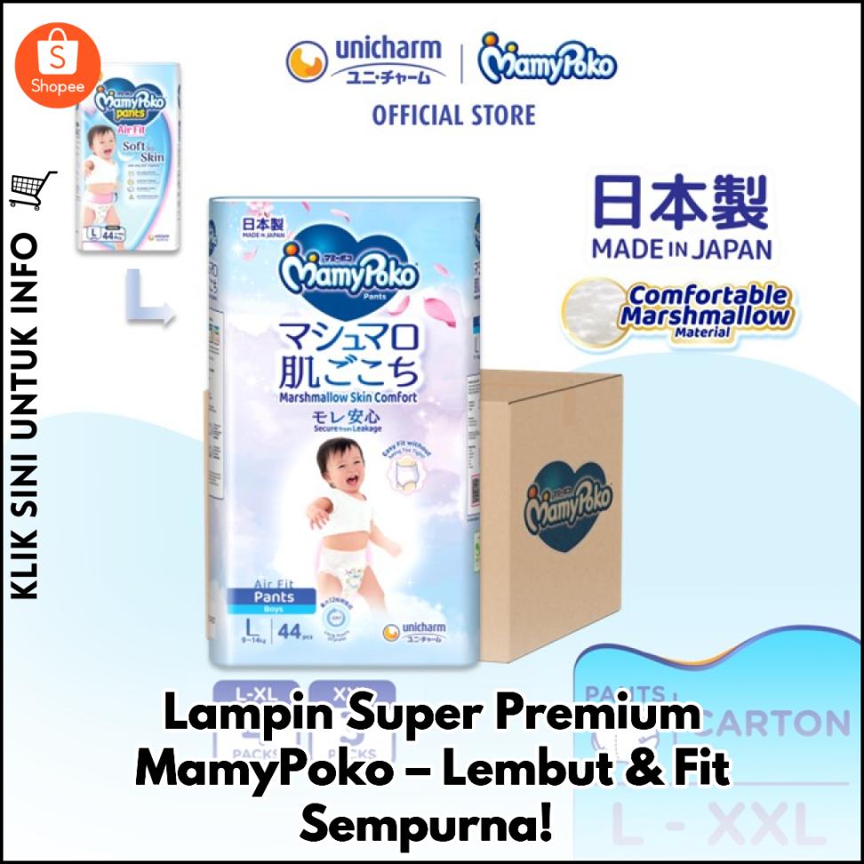 Lampin Super Premium MamyPoko – Lembut & Fit Sempurna!