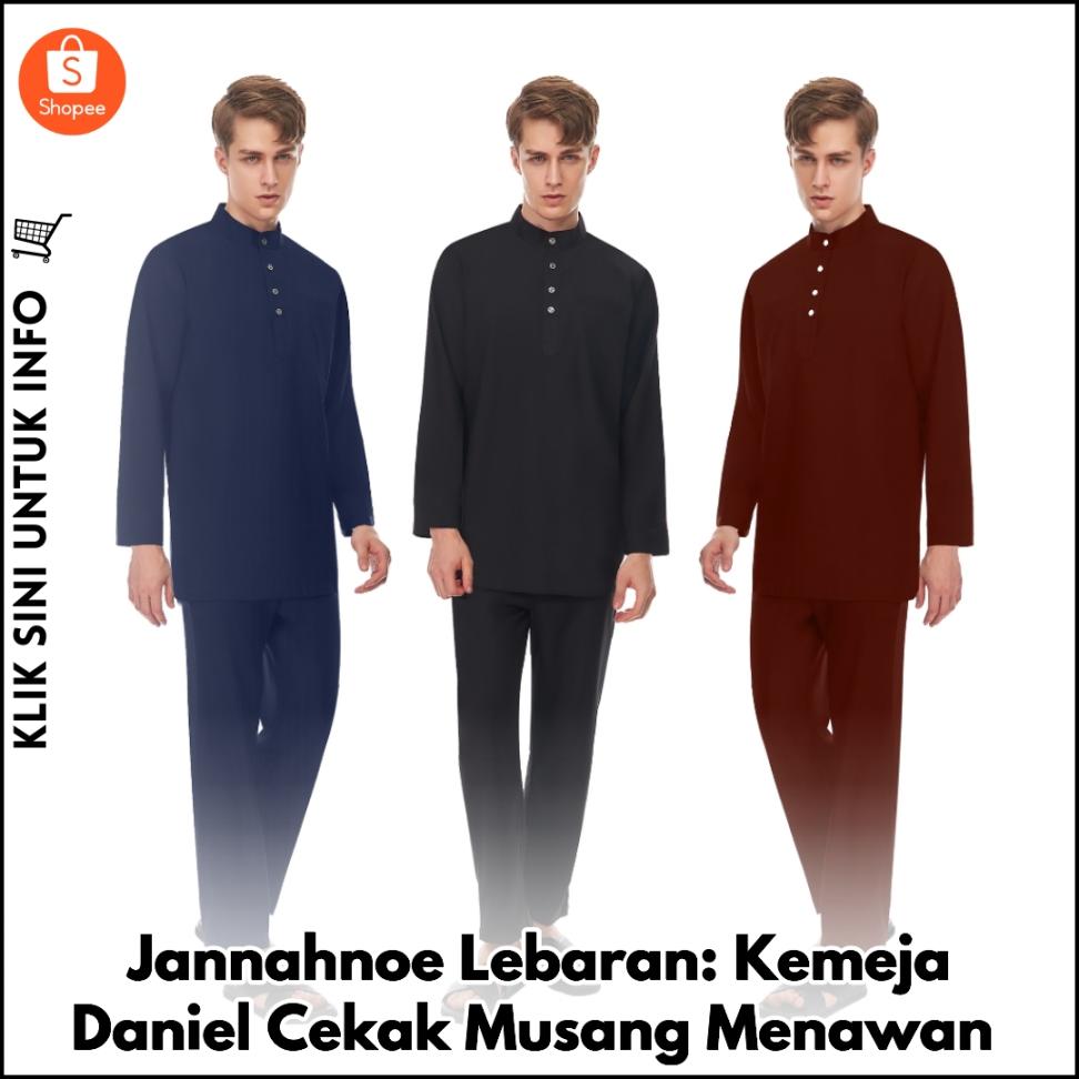 Jannahnoe Lebaran: Kemeja Daniel Cekak Musang Menawan