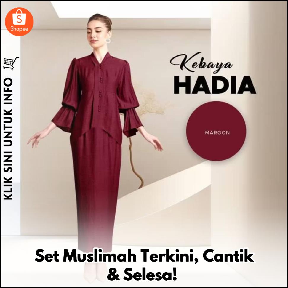 Set Muslimah Terkini, Cantik & Selesa!