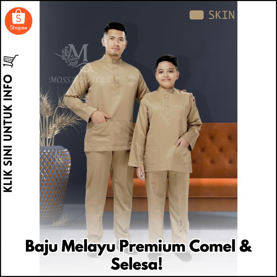 Baju Melayu Premium Comel & Selesa!