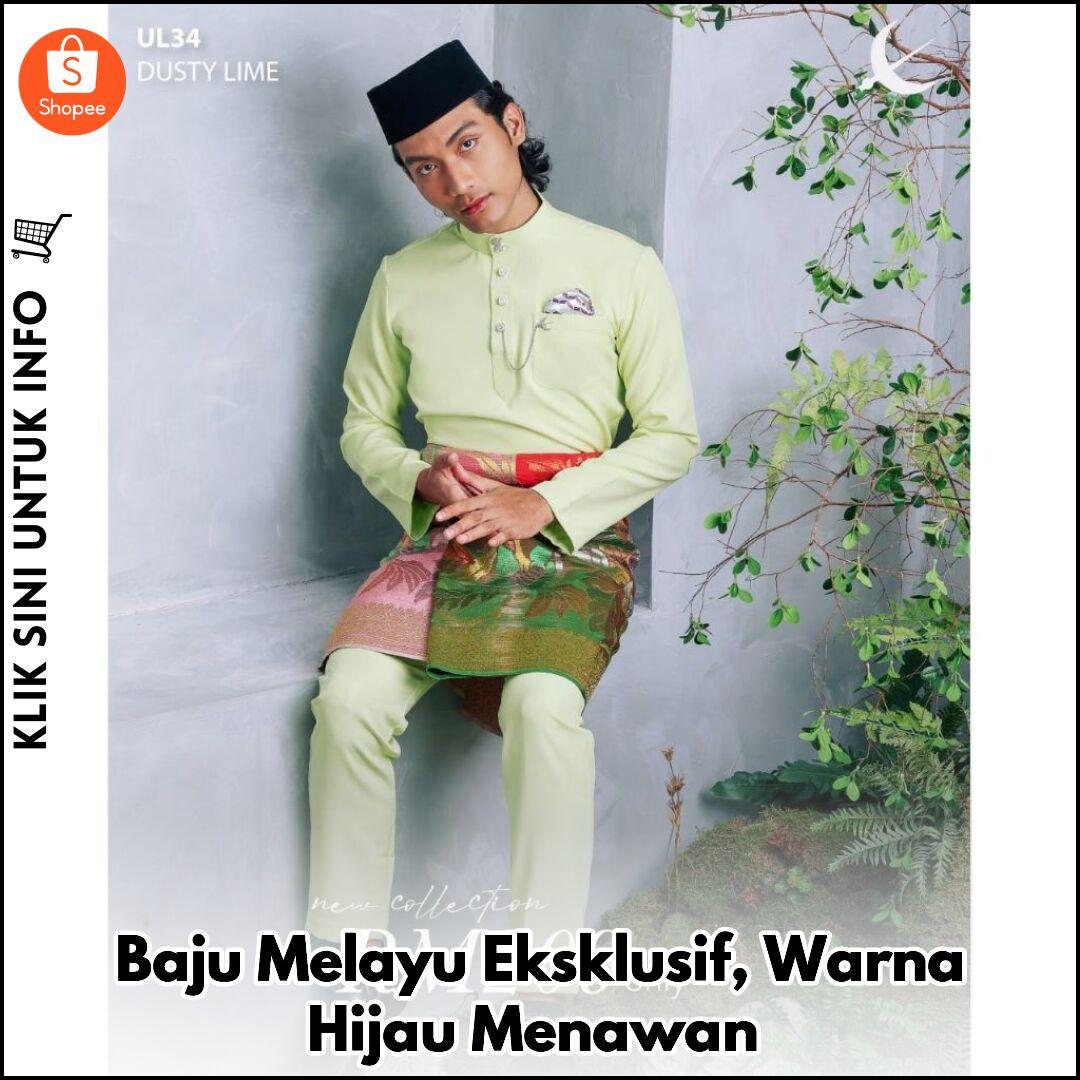 Baju Melayu Eksklusif, Warna Hijau Menawan