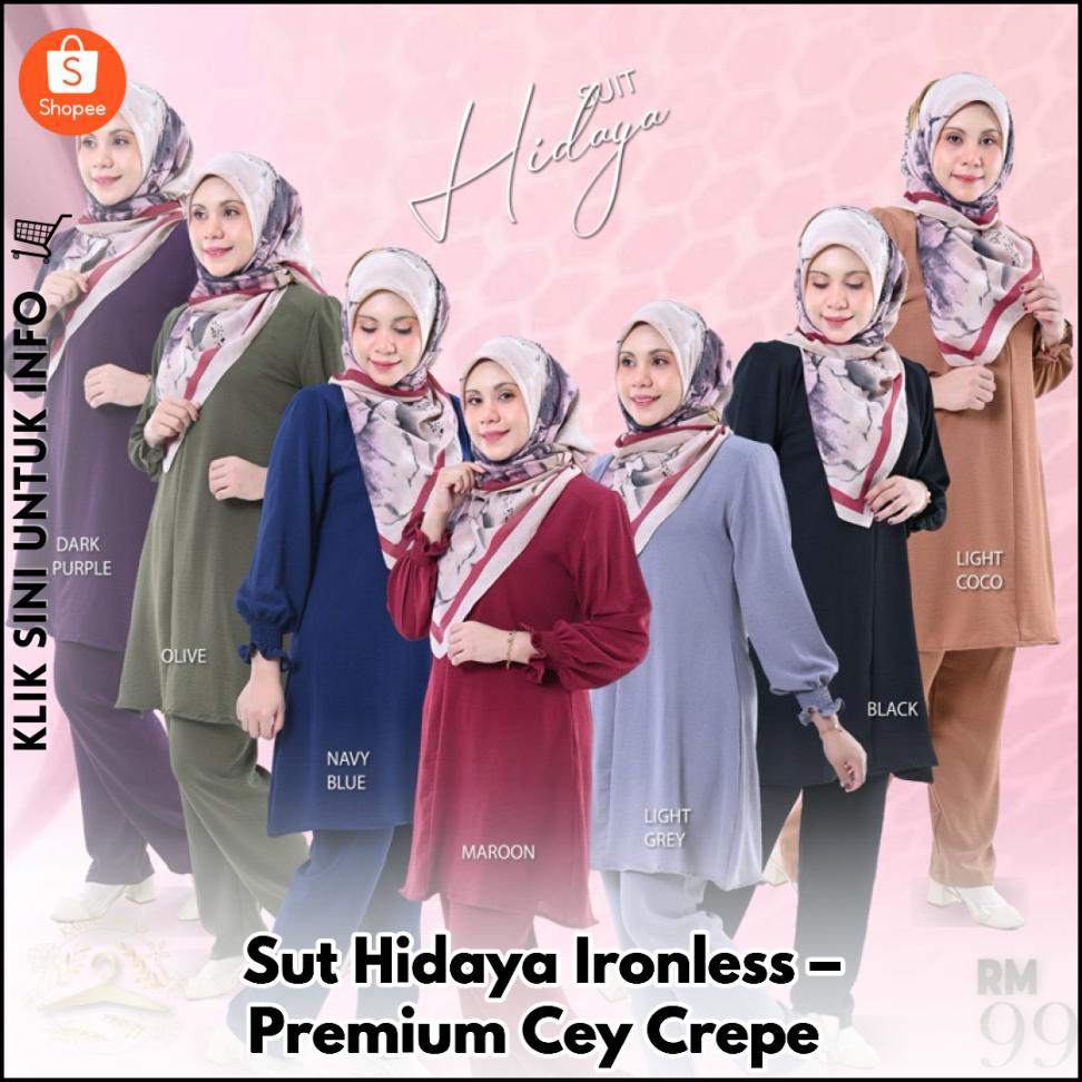Sut Hidaya Ironless – Premium Cey Crepe