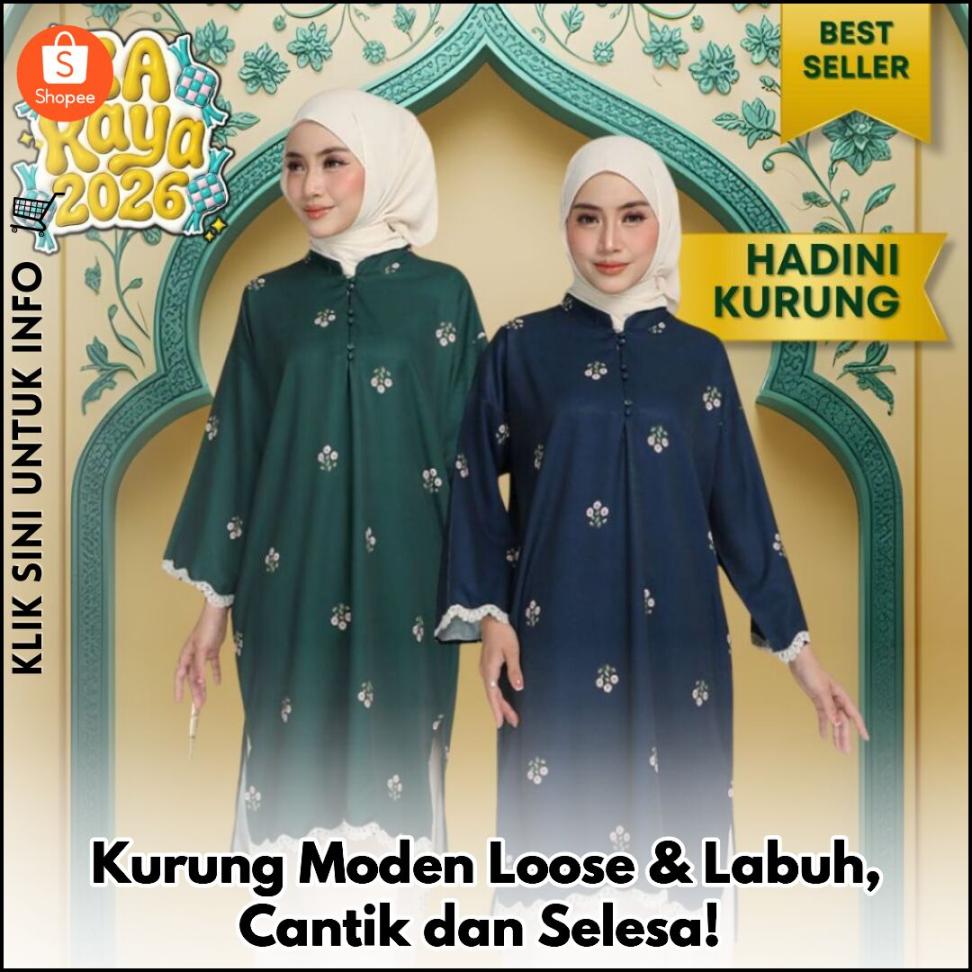 Kurung Moden Loose & Labuh, Cantik dan Selesa!