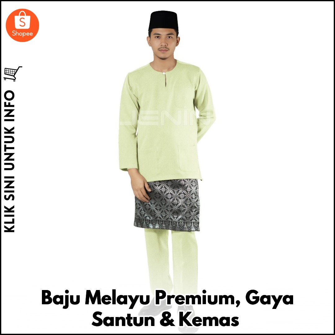 Baju Melayu Premium, Gaya Santun & Kemas