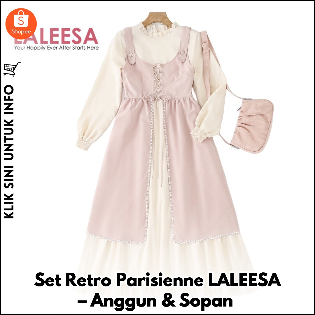 Set Retro Parisienne LALEESA – Anggun & Sopan
