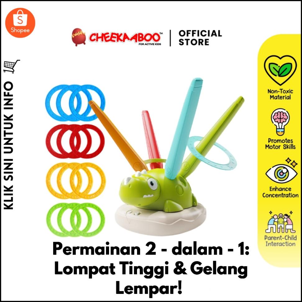 Permainan 2-dalam-1: Lompat Tinggi & Gelang Lempar!