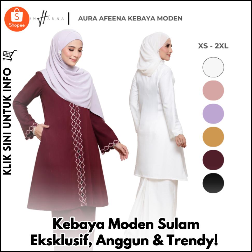 Kebaya Moden Sulam Eksklusif, Anggun & Trendy!