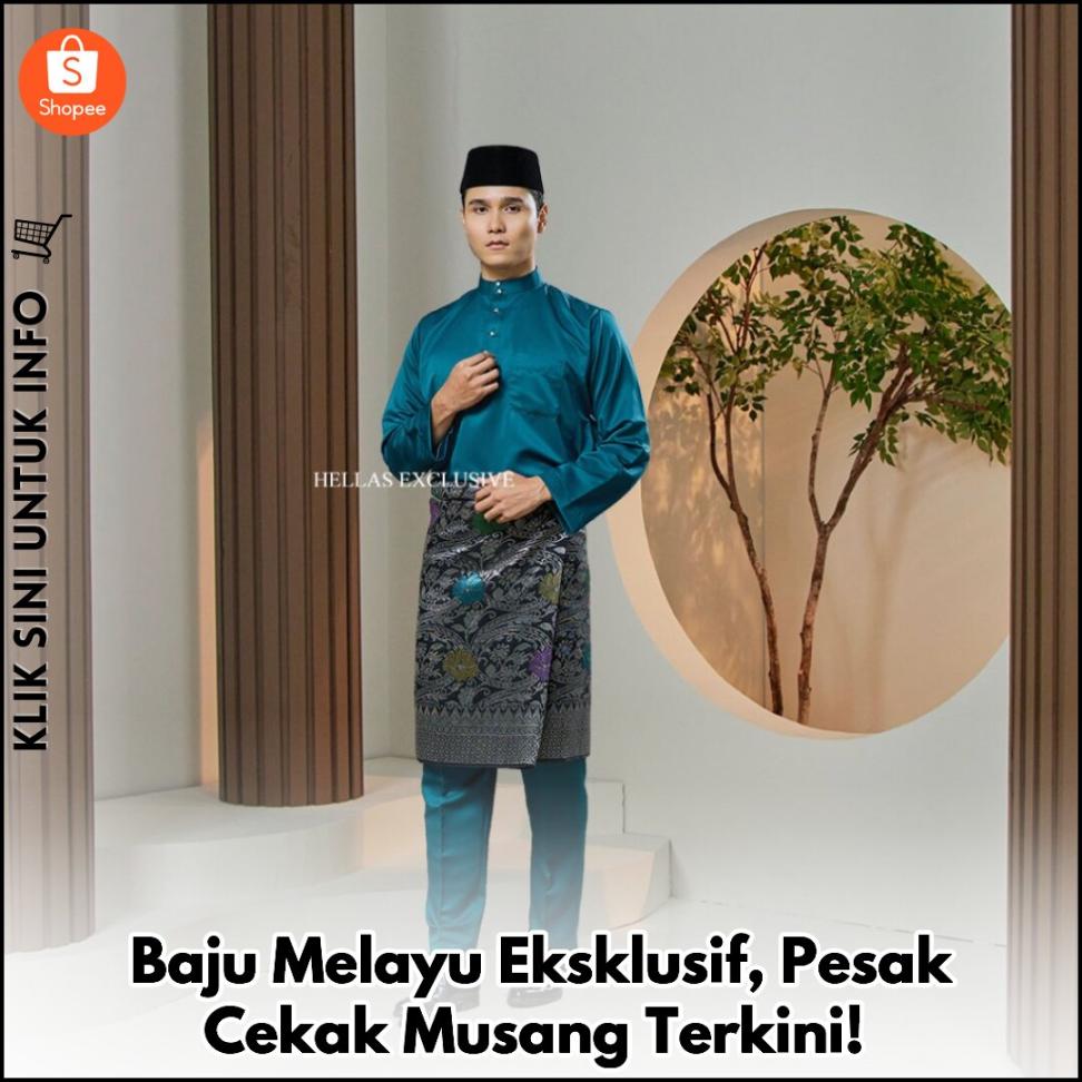 Baju Melayu Eksklusif, Pesak Cekak Musang Terkini!