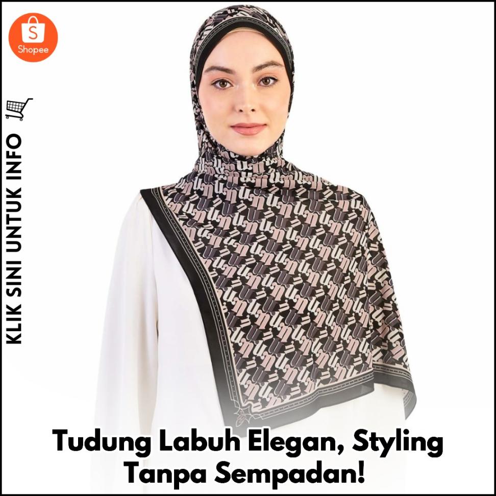 Tudung Labuh Elegan, Styling Tanpa Sempadan!