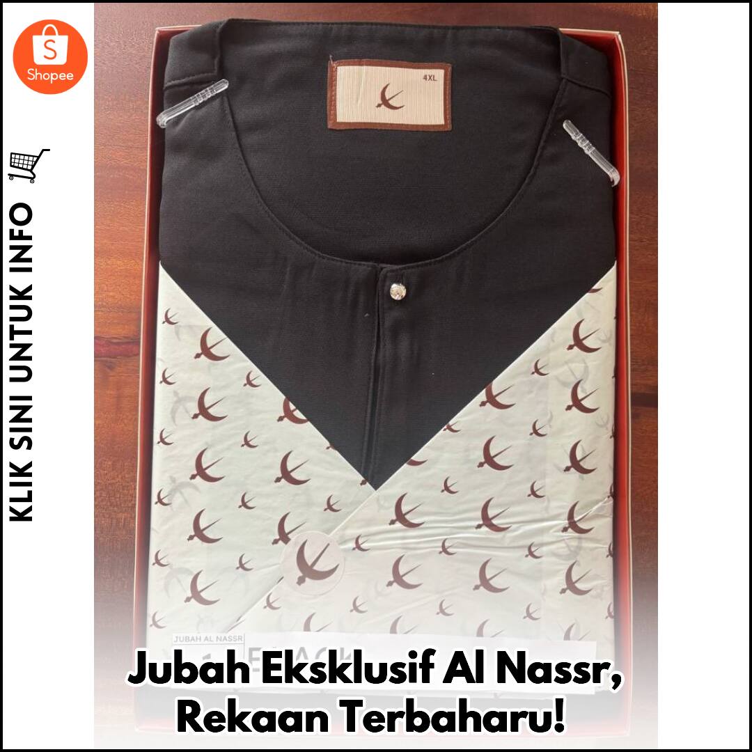 Jubah Eksklusif Al Nassr, Rekaan Terbaharu!