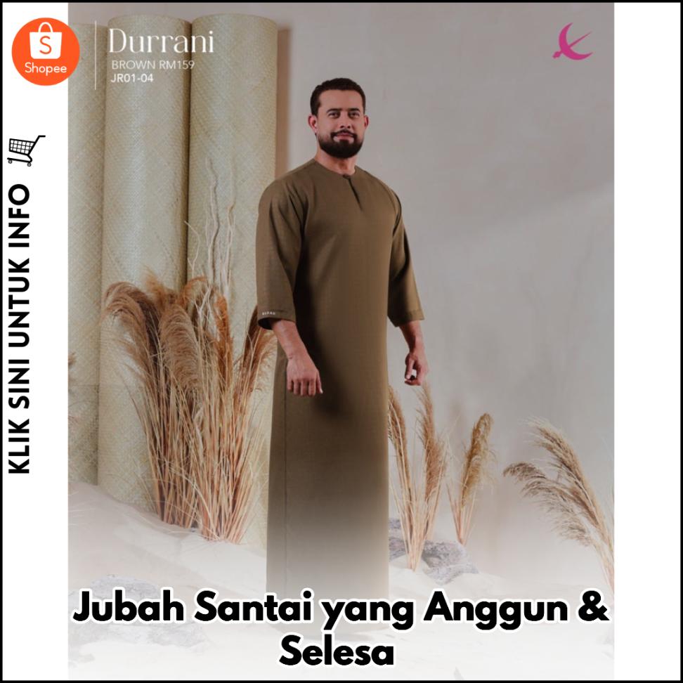 Jubah Santai yang Anggun & Selesa